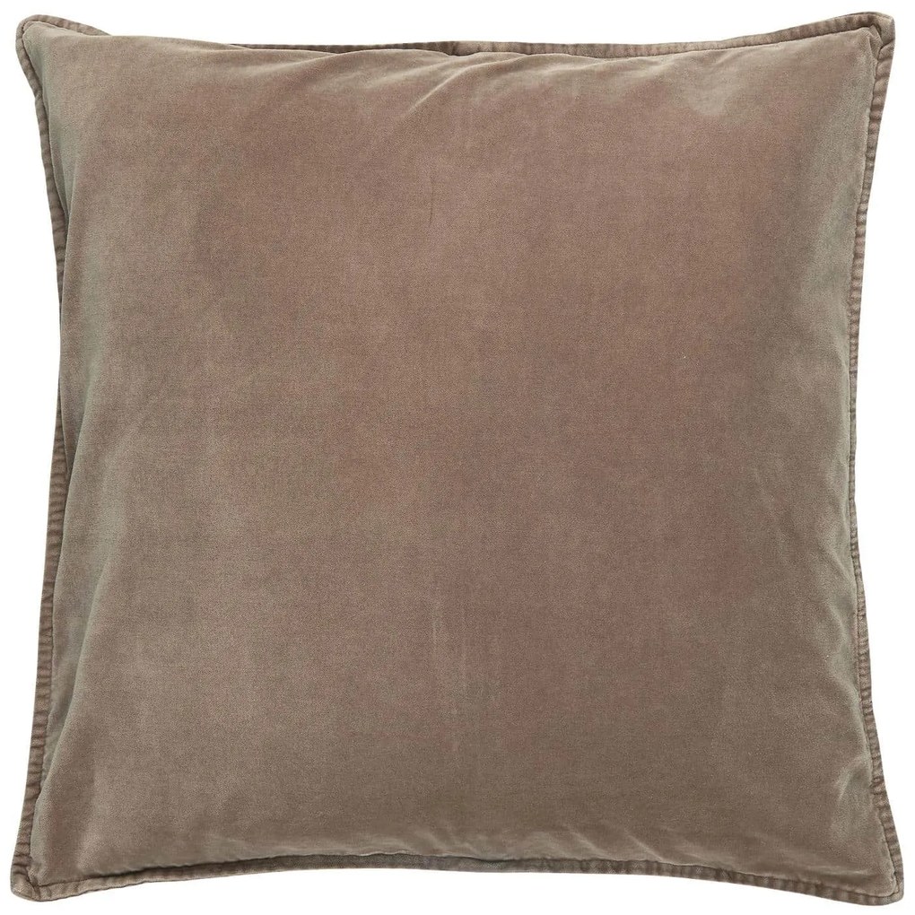 Ib Laursen Zamatová obliečka na vankúš Burned Rose 52×52 cm