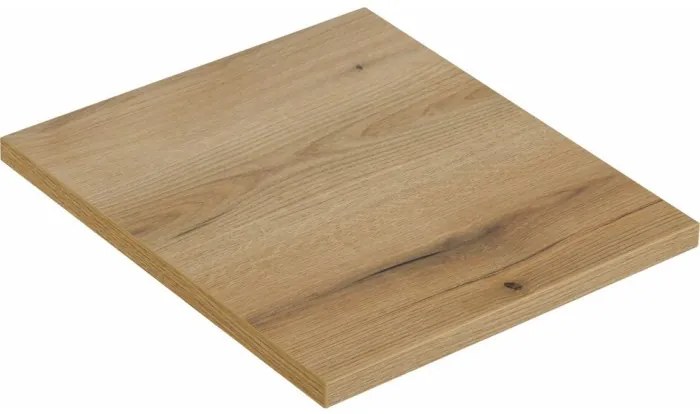 Závěsná skříňka Line Reed Green s deskou 50 cm zelená/dub evoke