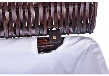 Kôš na bielizeň 72 l prútený hnedý