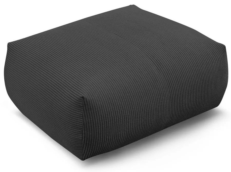 Tmavosivá menčestrová podnožka Voltaire – Bobochic Paris