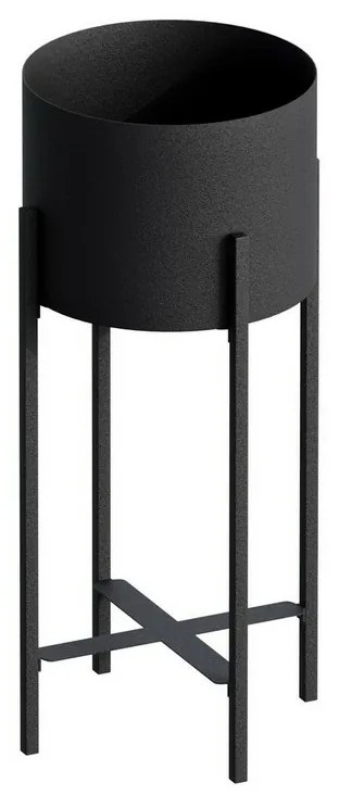 Kovový stojan na kvety GED-026, Mono black