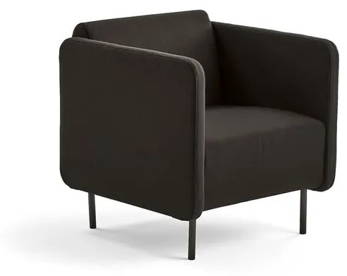 Kreslo CLEAR, látka, hnedá