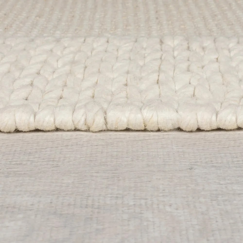 Béžový vlnený koberec 170x120 cm Rue - Flair Rugs