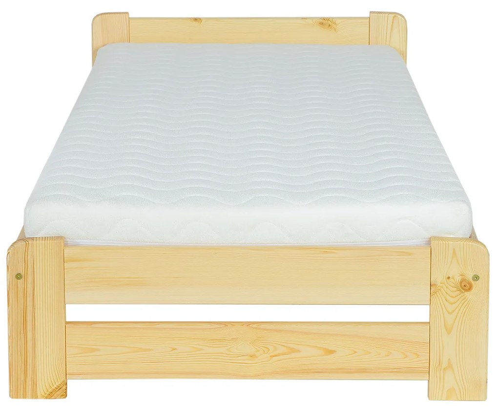 Posteľ z masívu borovice - jednolôžko 200x80 cm - MAX 99