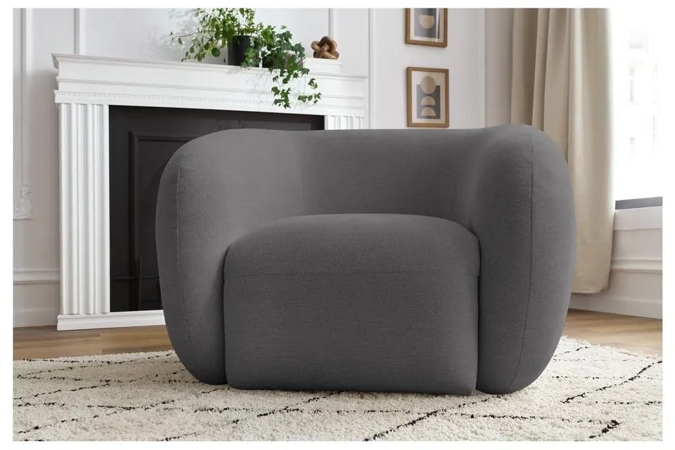 Tmavosivé kreslo Celine – Bobochic Paris