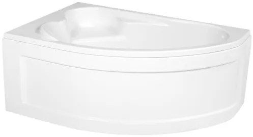 Cersanit Kaliope, asymetrická rohová vaňa ľavá 153x100cm, biela, S301-024