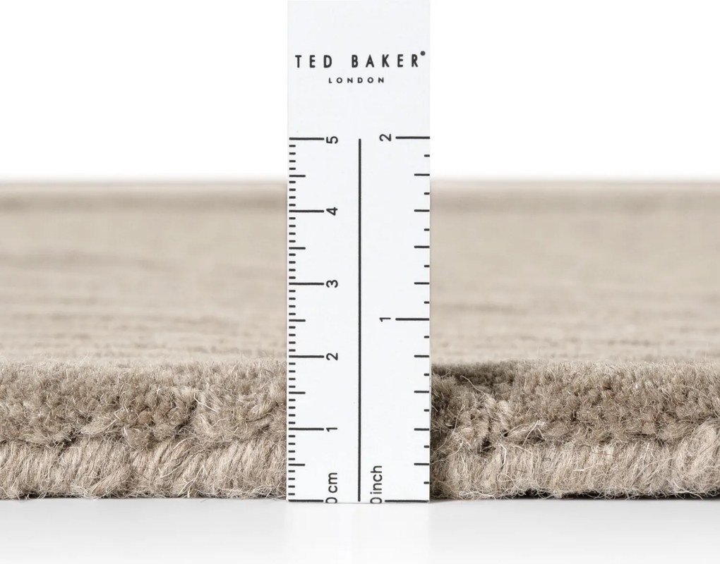 Ted Baker, Kusový koberec Ted Baker Kensington 106400 Beige kruh, 160x160, béžová, kancelária