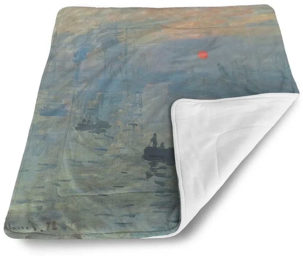 Sablio Deka pre bábätko Impresia, východ slnka - Claude Monet - 90x120 cm