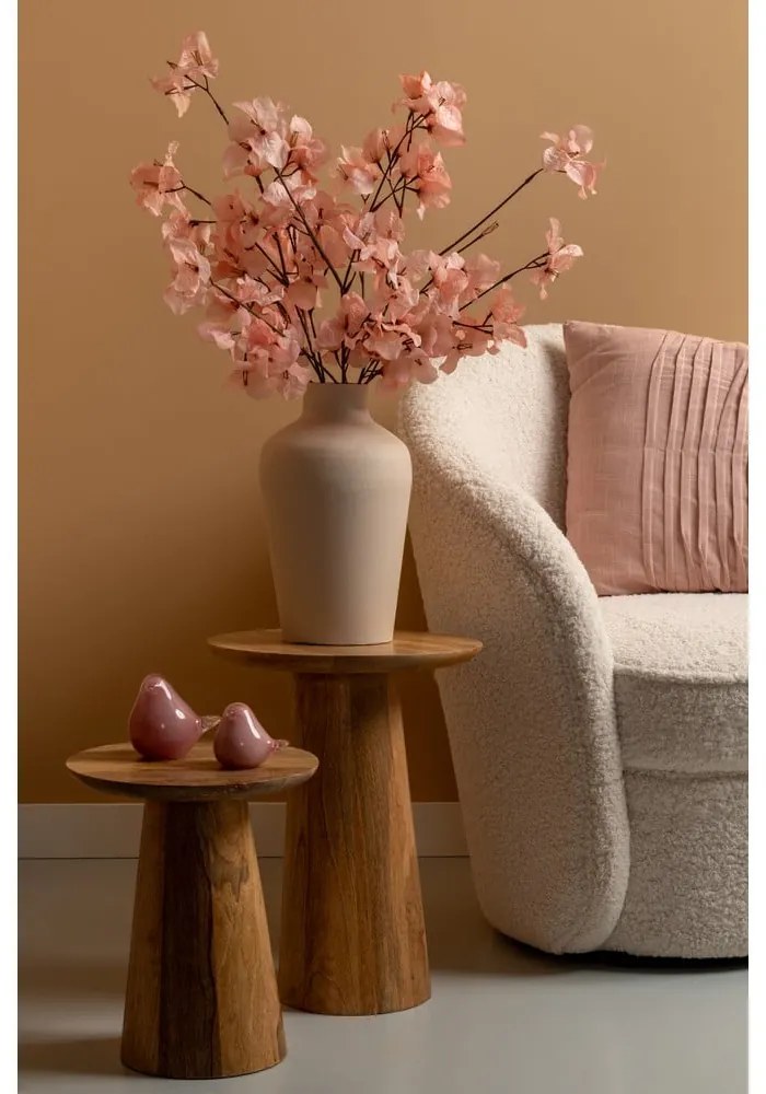 Okrúhly odkladací stolík z mangového dreva ø 30 cm Force – Leitmotiv