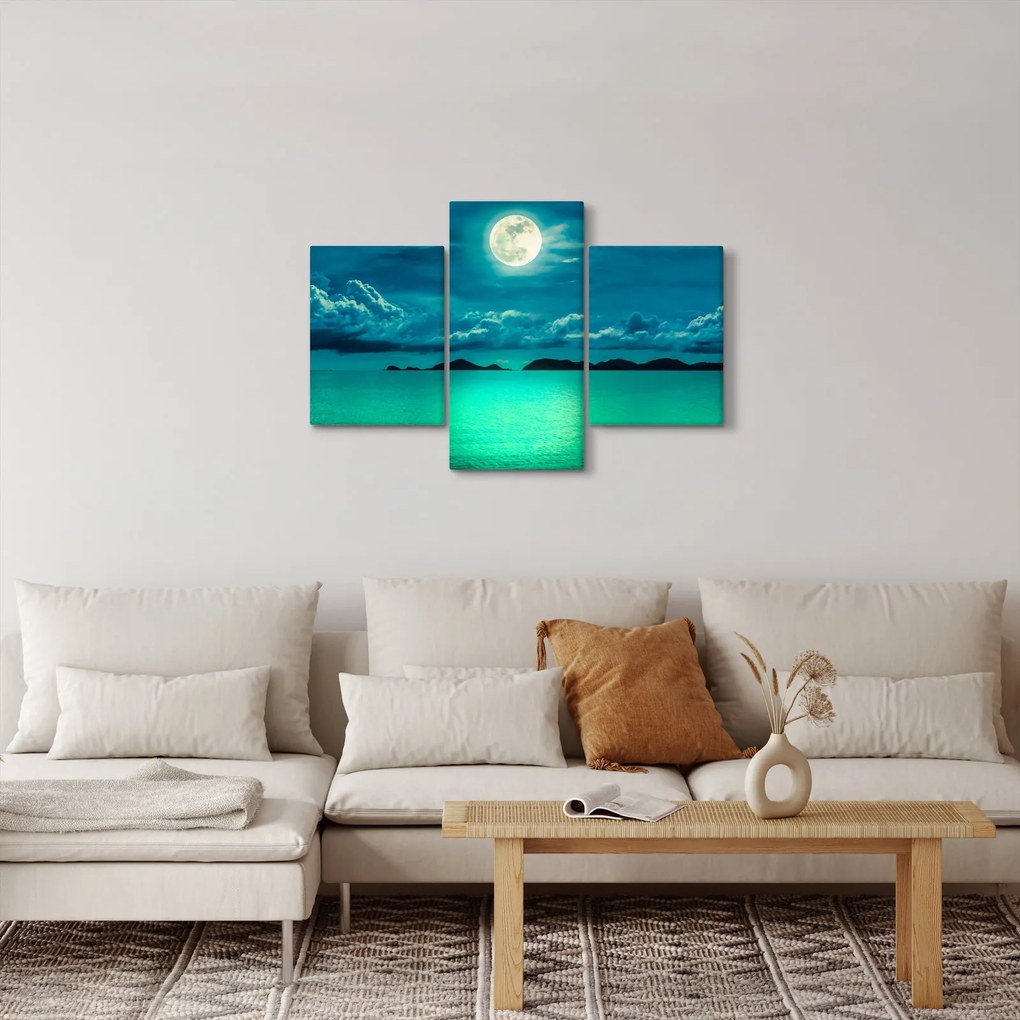 Obraz - Spln nad hladinou (90x60 cm)
