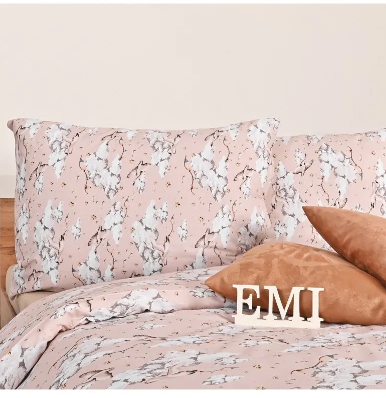 Obliečky bavlnené Swan EMI, Štandardný set jednolôžko obsahuje 1x 140x200 + 1x 70x90