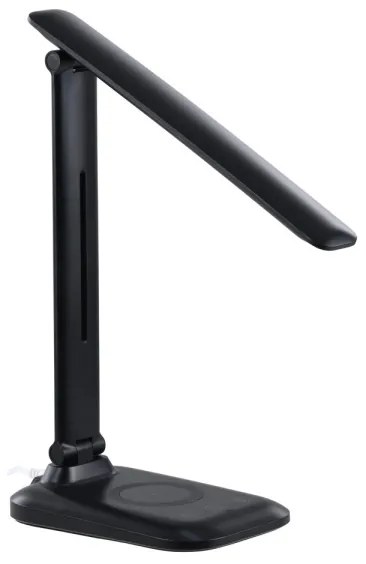 Immax 09106L - LED stmievateľná stolná lampa s bezdrôtovým nabíjaním QI LUMI LED/7W/230V čierna