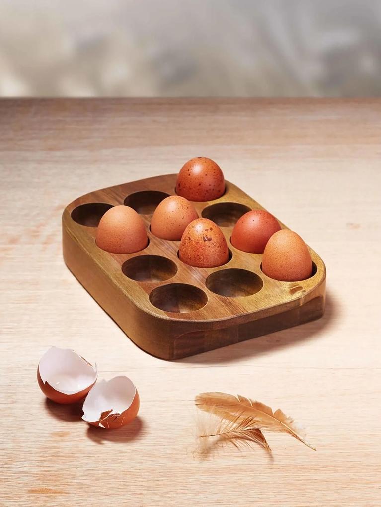 Kitchen Craft Drevený box na vajcia Acacia