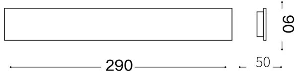 Ideal Lux - LED Nástenné svietidlo ZIG ZAG LED/12,5W/230V 29 cm CRI 90 mosadz