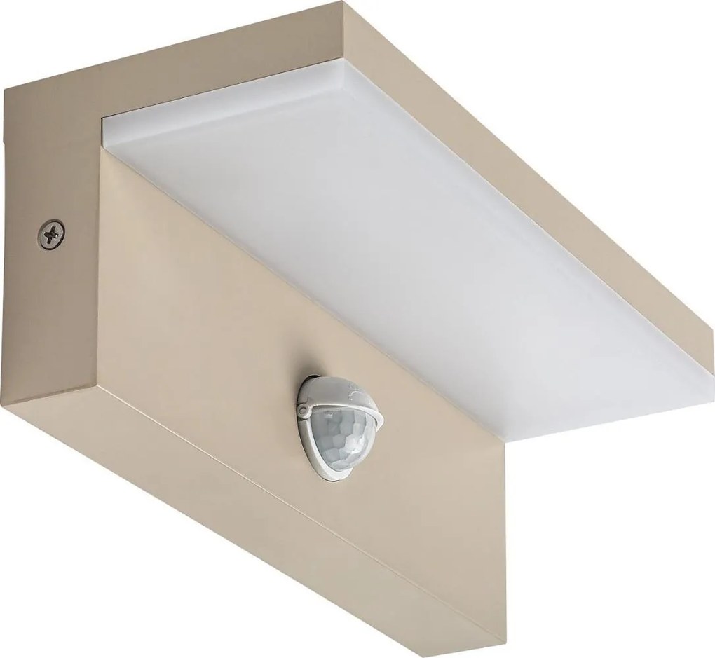 Rabalux 77220 - LED vonkajšie nástenné svietidlo so senzorom ZARAGOZA 9W/230V IP54 béžová