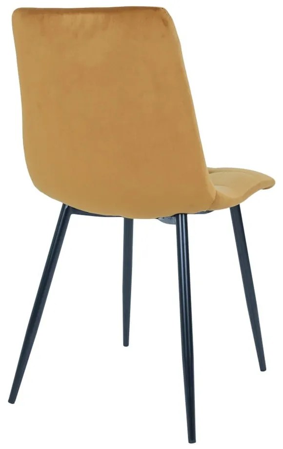 Žlté čalúnené jedálenské stoličky v súprave 2 ks Middelfart – House Nordic