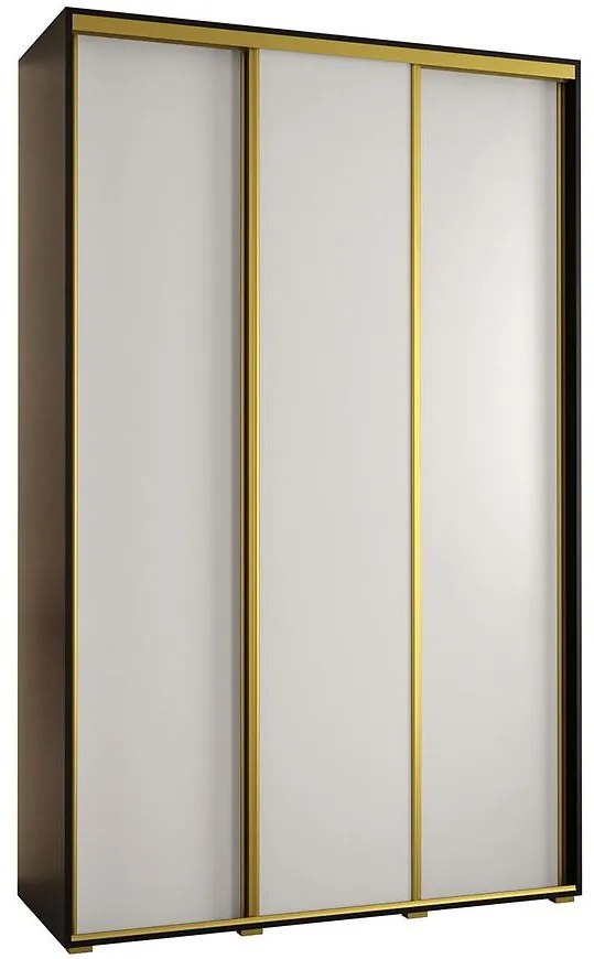 Skriňa 45 Canaris 1 170 čierna/biela/gold