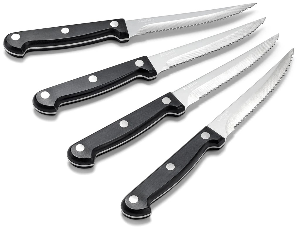 Nože na steaky, 4 ks