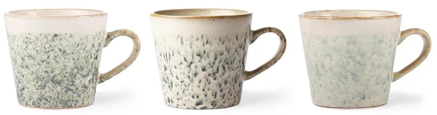 HK living Keramický hrnček na cappuccino 70's Mug Hail 300 ml
