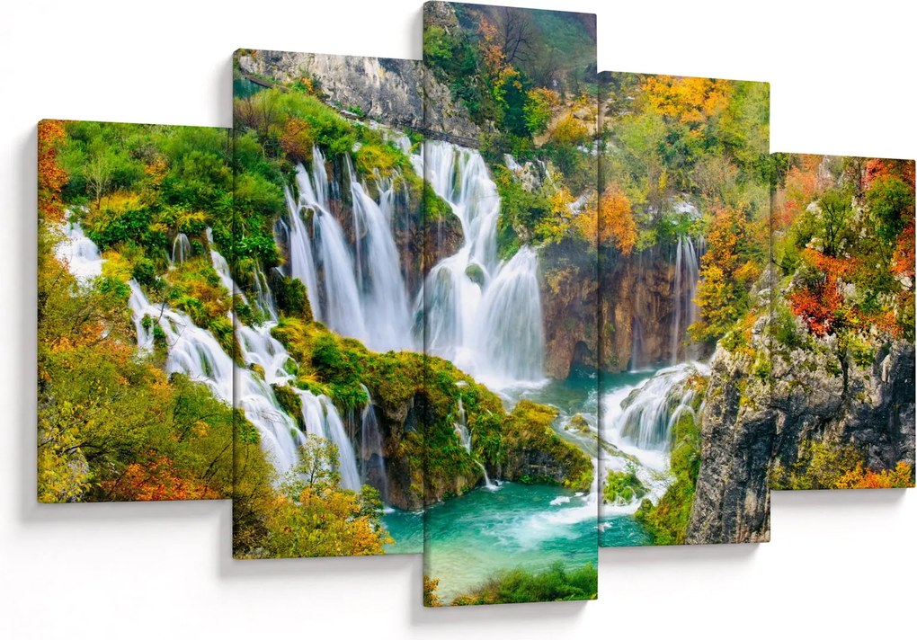 Obraz - Národný park Plitvické jazerá (150x105 cm)