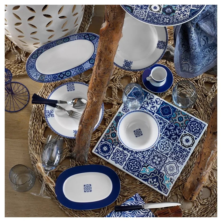24-dielna sada tanierov z porcelánu Kutahya Maledives