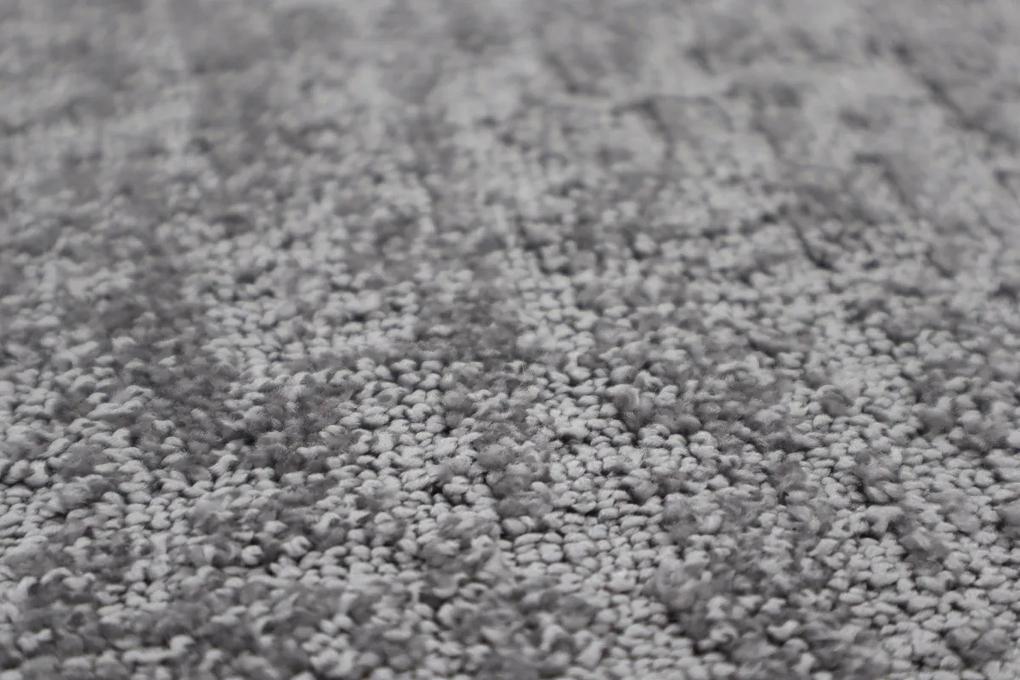 Associated Weavers koberce Metrážny koberec Miriade 92 šedý - Kruh s obšitím cm