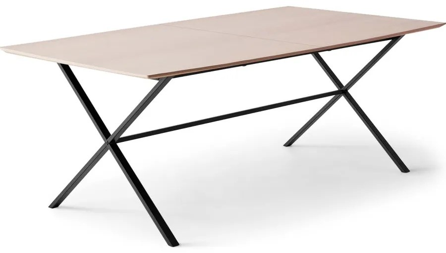 Rozkladací jedálenský stôl s doskou v dubovom dekore v prírodnej farbe 90x165 cm Meza – Hammel Furniture