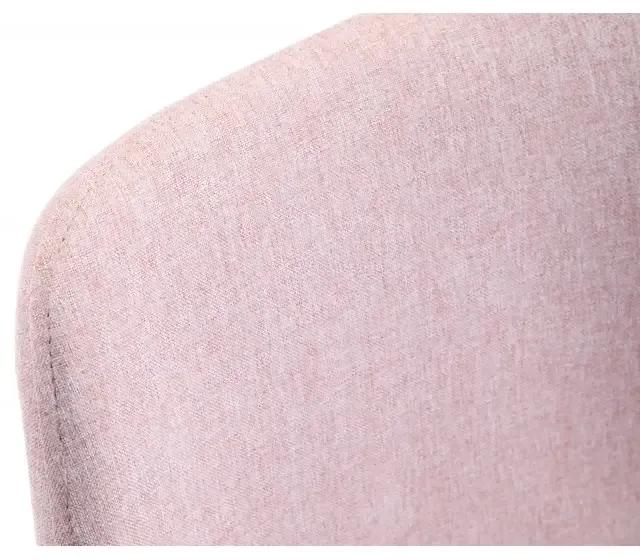 Látková čalúnená stolička GRETA Ružová