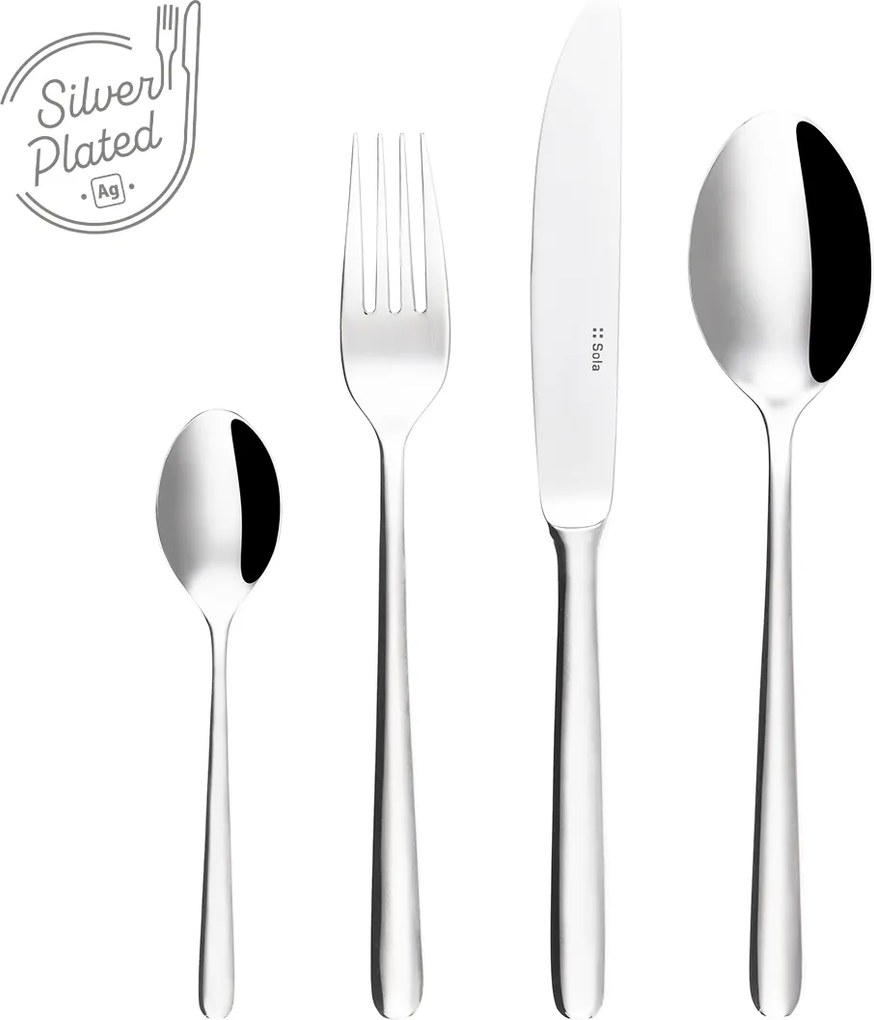 Príborový set 24 ks - Faro Silver - 114762