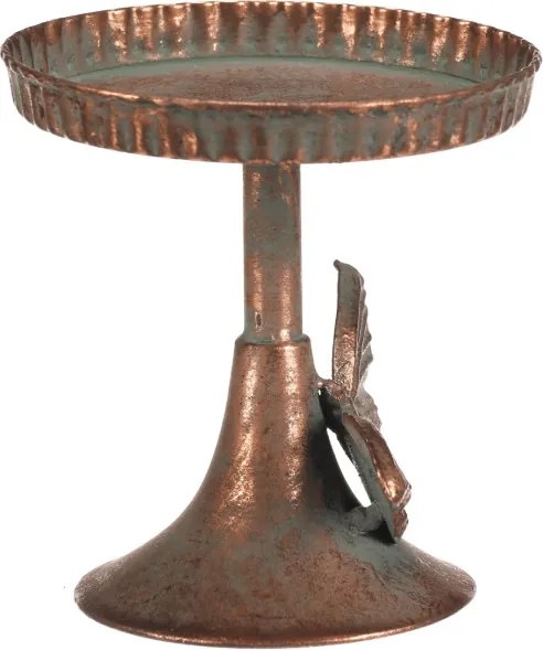 Kovový svietnik 14 cm medený FUP563-S