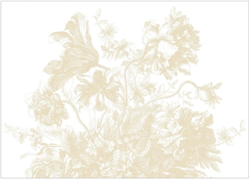 Vliesová tapeta Frans Uyterlinde - Engraved Flowers