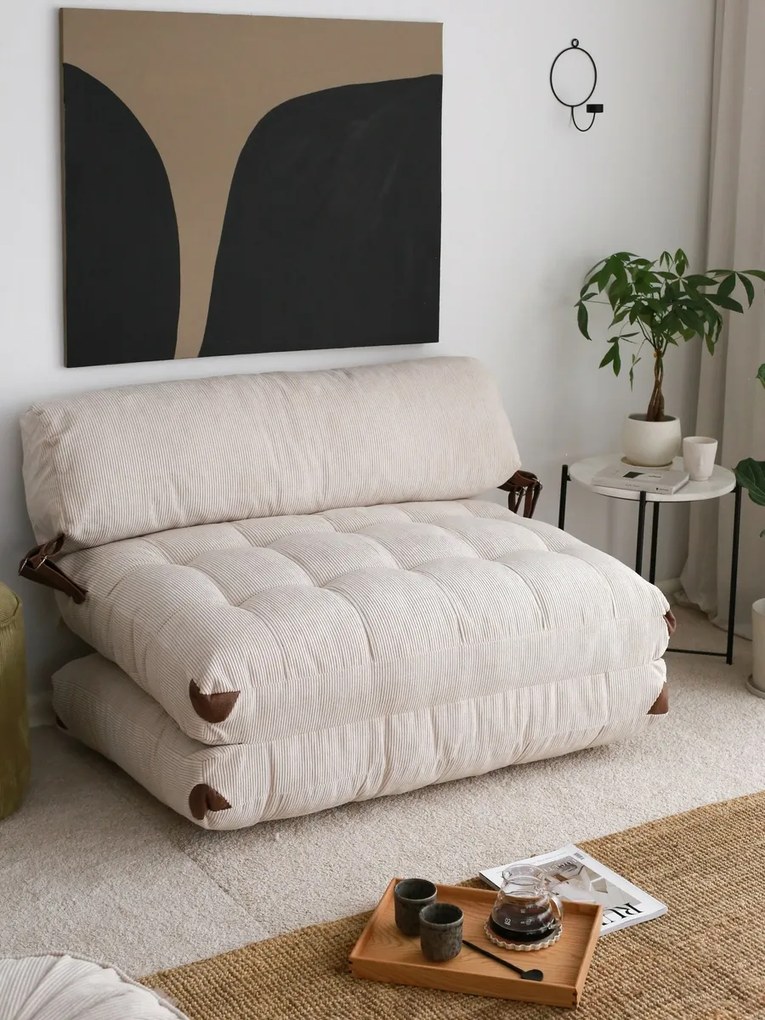 Rozkladacia pohovka Fold Kadife 2 White