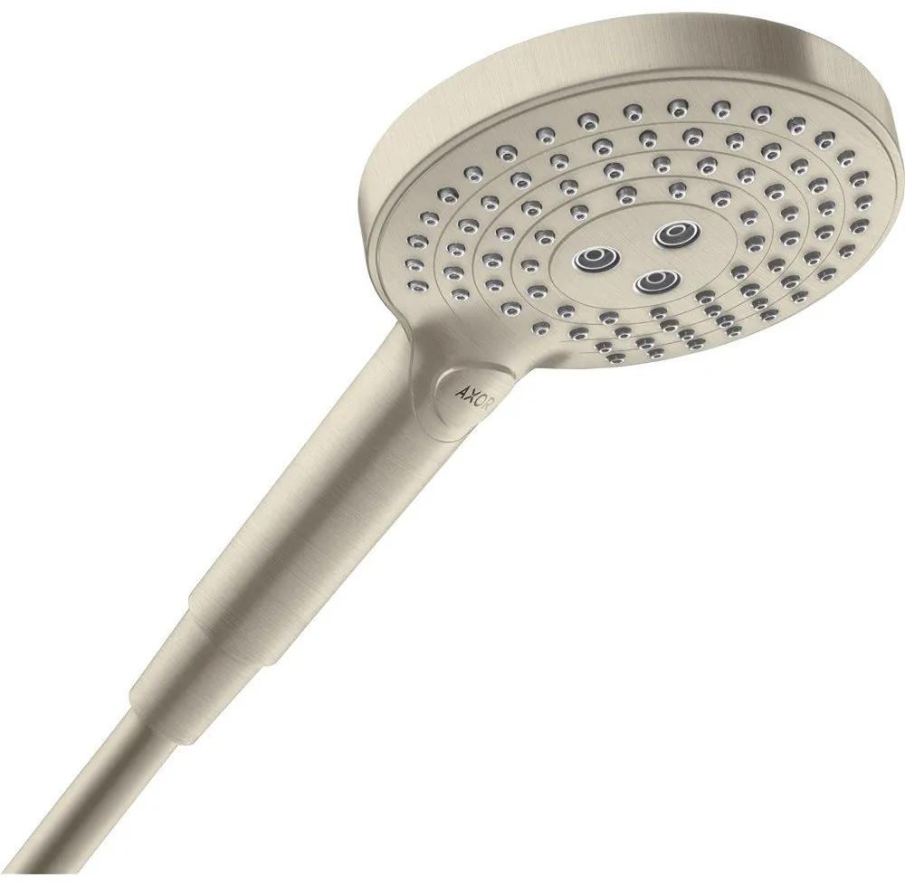 AXOR ShowerSolutions ručná sprcha 3jet, priemer 125 mm, kartáčovaný nikel, 26050820