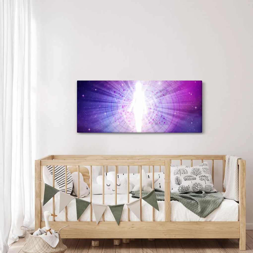 Abstraktný obraz -Žena (120x50 cm)