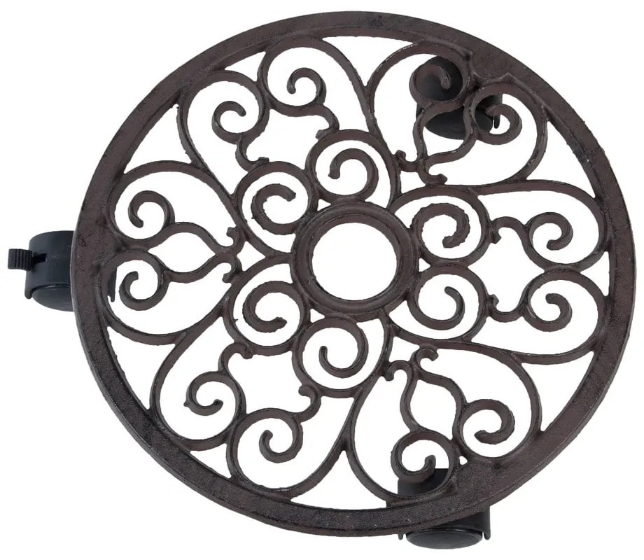 Kovový pojazdný podstavec pod kvetináč ø 29 cm – Esschert Design