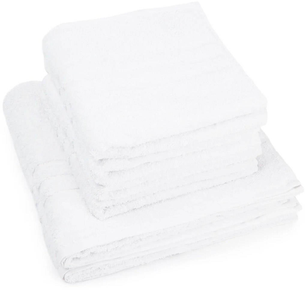 Profod Sada uterákov a osušiek Classic biela, 4 ks 50 x 100 cm, 2 ks 70 x 140 cm, 4 ks 50 x 100 cm, 2 ks 70 x 140 cm
