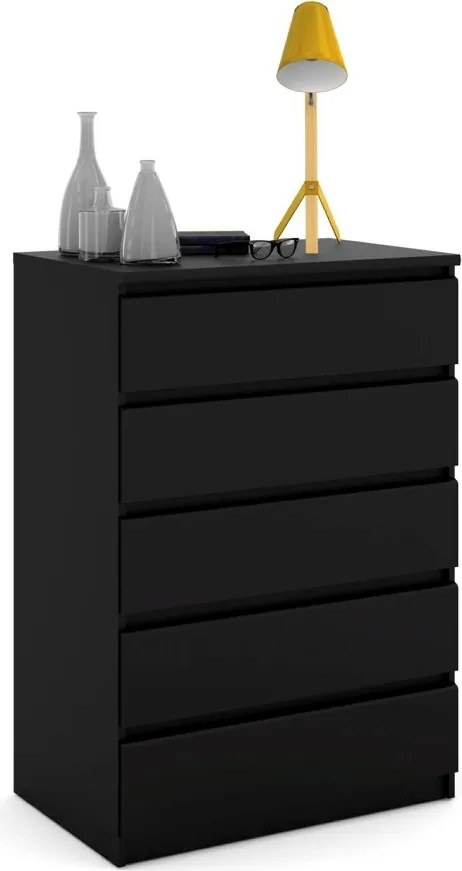 Komoda Simplicitous II čierna matná