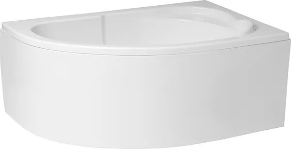 Polimat Akrylátová asymetrická vaňa Standard 130x85 L(R) AS POLIMAT-Farba: Biela, POLIMAT-Orientácia: Pravá