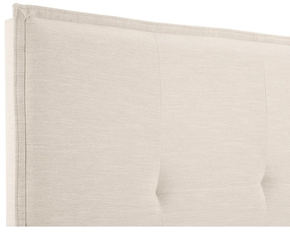 Béžové čelo postele 200x120 cm Monica – Milo Casa