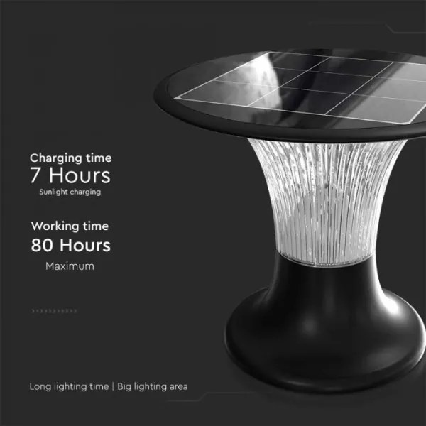 LED solárna lampa so senzorom LED/15W/3,2V 4000K/6000K IP65 6000 mAh