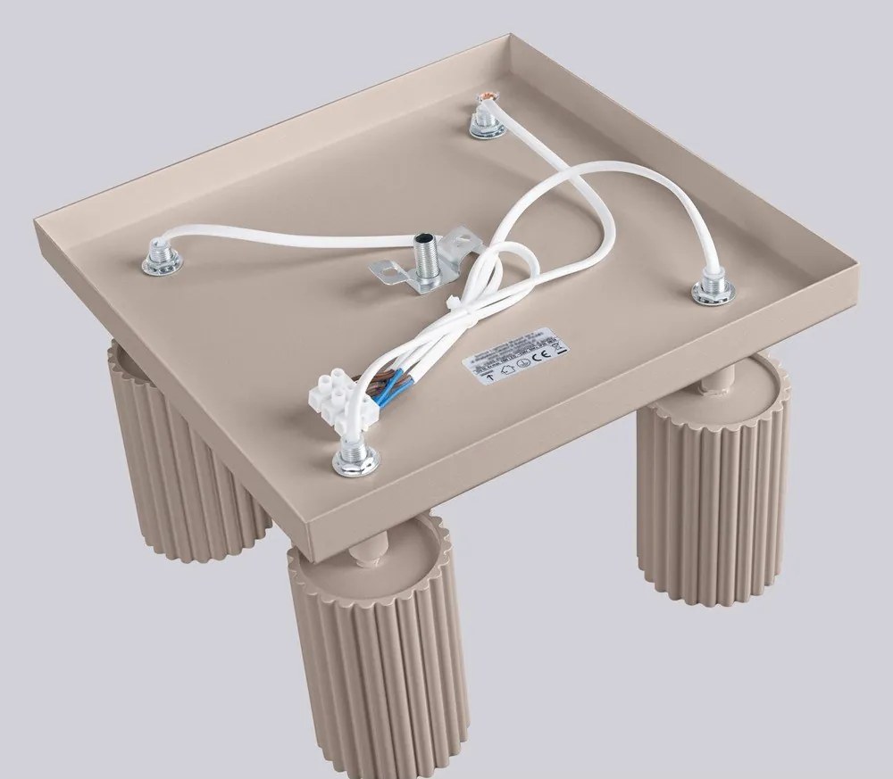 Taupe kovové bodové svietidlo ø 6,5 cm Gleam – Sollux