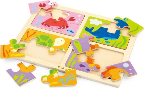 Puzzle na podstavci 4v1 Viga 50190 more