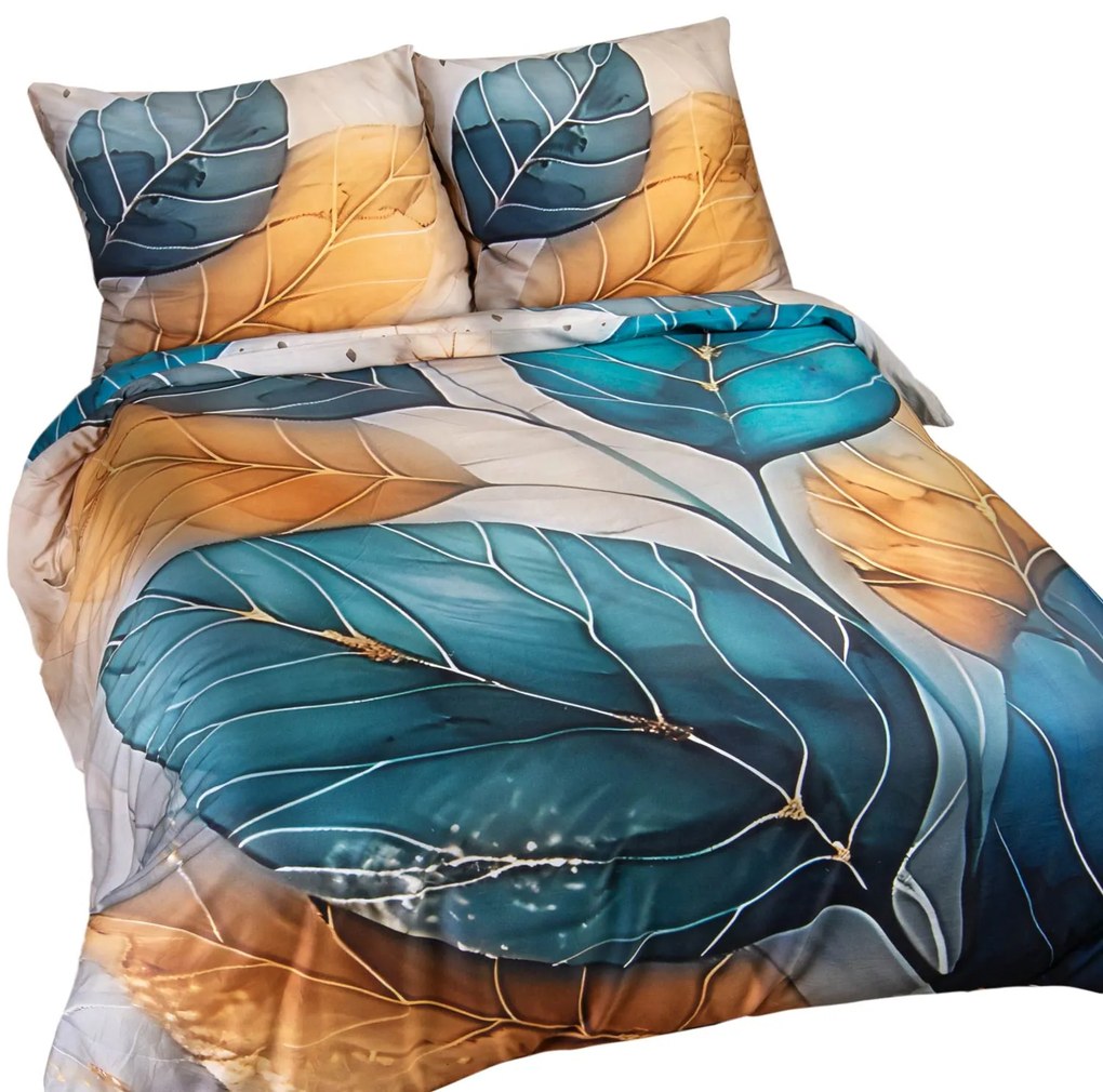 SATÉNOVÉ OBLIEČKY SATINLOVE PREMIUM 200X220 CM, 2KS 70X80 CM LISTY