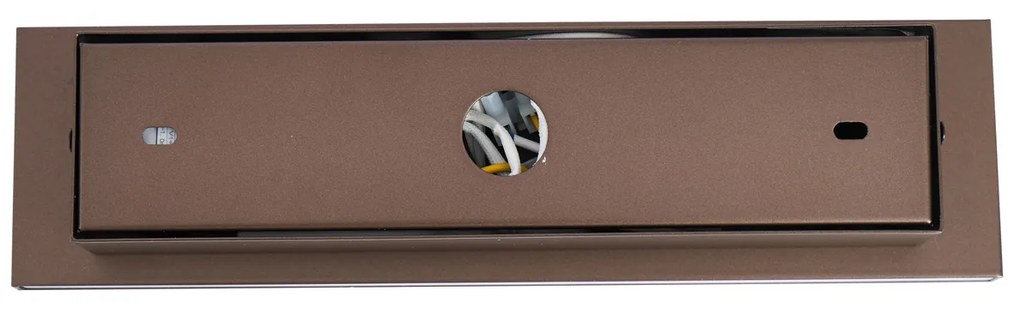 Moderné nástenné svietidlo tmavý bronz nastaviteľné s USB-C vrátane LED - Modric