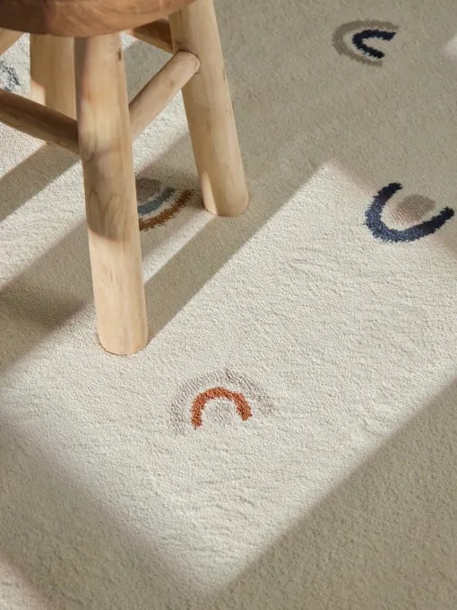 Koberec Hanse Home ADVENTURES RAVI krémový kruh