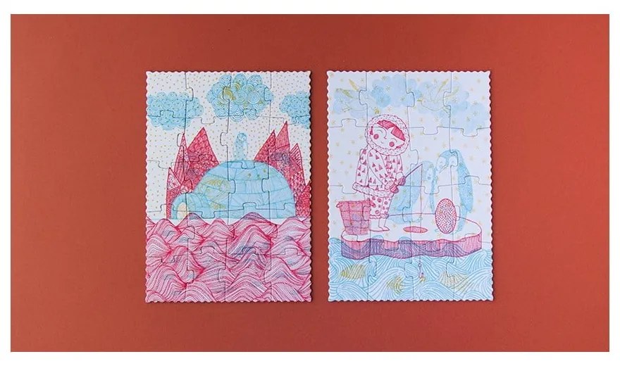 Puzzle Londji Na ľadovej kryhe