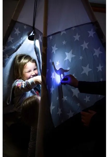 Ledlenser KIDCAMP6 DINO - LED stmievateľná prenosná lampa LED/3xAAA IP44 zelená