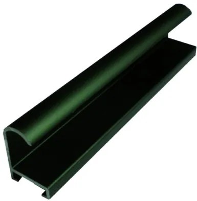 DANTIK - Zrkadlo v rámu, rozmer s rámom 50x140 cm z lišty Hliník zelená m. (7002246)