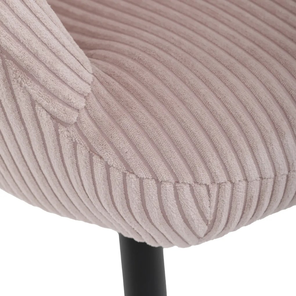 Relaxačné kreslo s podnožkou L7285 PINK6, ružové