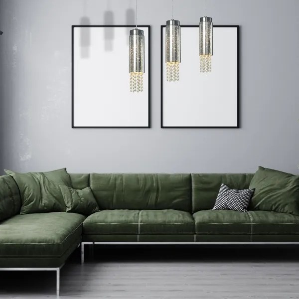 Luster na lanku MOONLIGHT 3xE14/40W/230V